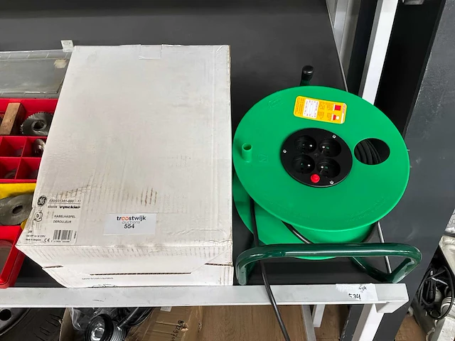Verlengkabelhaspel 25 mtr (2x) - afbeelding 2 van  4