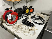 Verlengkabelhaspels elektrisch en snoeren (4x) - afbeelding 1 van  3