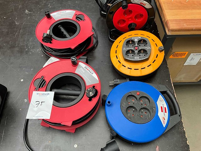 Verlengkabelhaspels en -snoer (6x) - afbeelding 2 van  4
