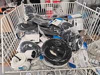 Verlengkabels, stereokabel en diverse in grijpmanden elektra, partij - afbeelding 6 van  13