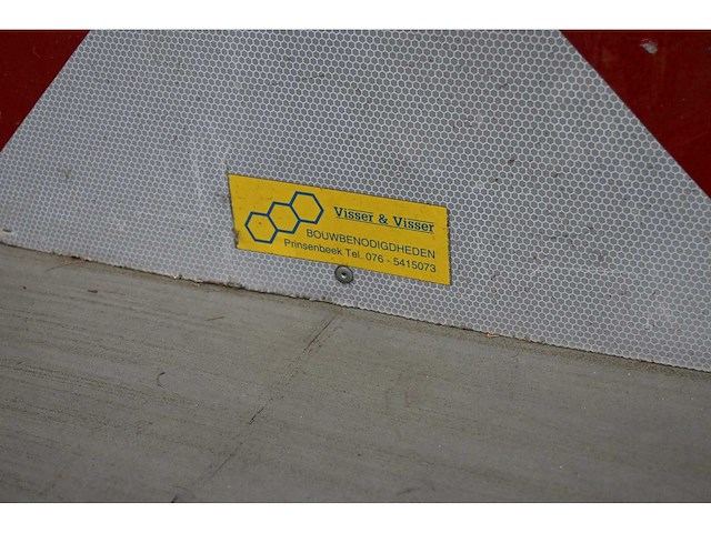 Verlicht inklapbaar werkzaamhedenbord - afbeelding 6 van  11