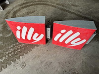Verlicht wandbord "illy" - afbeelding 1 van  2