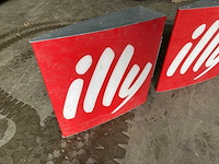 Verlicht wandbord "illy" - afbeelding 2 van  2
