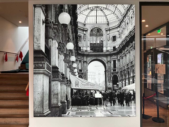 Verlichte canvas "galleria vittorio emanuele ii" - afbeelding 1 van  4