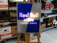 Verlichte reclame-lichtbak red bull