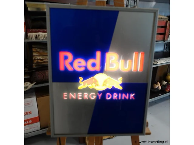Verlichte reclame-lichtbak red bull - afbeelding 2 van  8