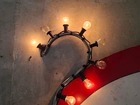 Verlichte sinterklaas staf met " 50 jaar " bord - afbeelding 3 van  3