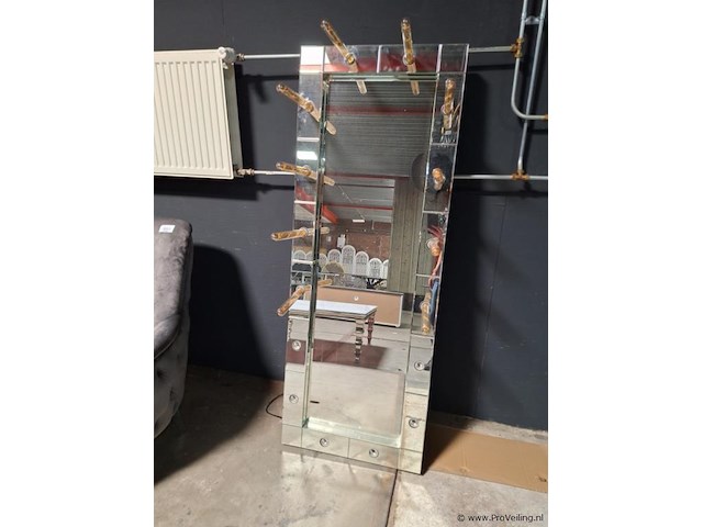 Verlichte spiegel - ca. 7x60x160 cm - afbeelding 1 van  7