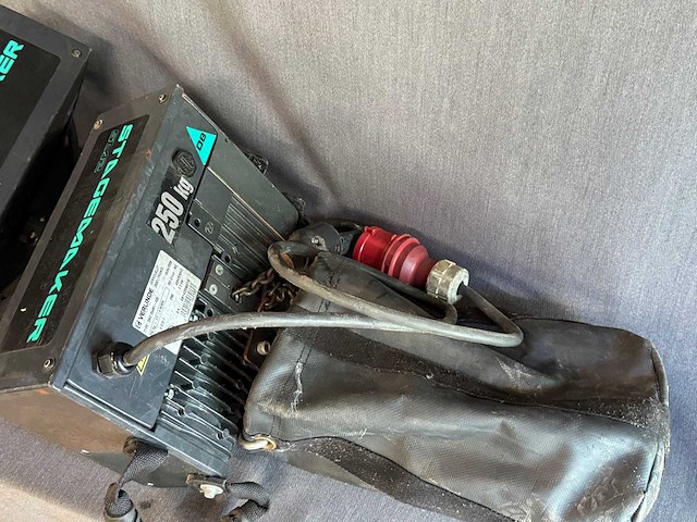 Verlinde - sm2 - electric chain hoist - 250kg (2x) - afbeelding 3 van  3