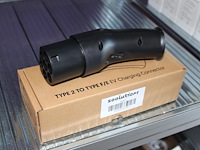 Verloopstekker / adapter metron ac01. type 2 naar schuco (230v). laadpaal gebruiken als stopcontact. - afbeelding 1 van  3