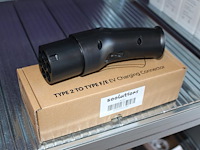 Verloopstekker / adapter metron ac01. type 2 naar schuco (230v). laadpaal gebruiken als stopcontact. - afbeelding 1 van  3