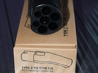 Verloopstekker / adapter metron ac01. type 2 naar schuco (230v). laadpaal gebruiken als stopcontact. - afbeelding 2 van  3