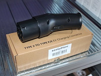 Verloopstekker / adapter metron ac01. type 2 naar schuco (230v). laadpaal gebruiken als stopcontact. - afbeelding 1 van  3