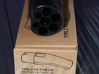 Verloopstekker / adapter metron ac01. type 2 naar schuco (230v). laadpaal gebruiken als stopcontact. - afbeelding 2 van  3