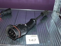 Verloopstekker / adapter metron ac01v2l. type 2 naar schuco (230v). auto accu gebruiken als standaard wcd. - afbeelding 1 van  2