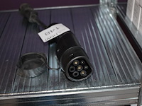 Verloopstekker / adapter metron ac01v2l. type 2 naar schuco (230v). auto accu gebruiken als standaard wcd. - afbeelding 2 van  2