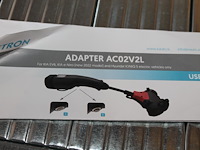Verloopstekker / adapter metron ac02v2l. type 2 naar 3x schuco (230v). auto accu gebruiken als stopcontact. - afbeelding 3 van  3