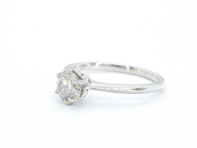 Verlovingsring 1.30 carat diamant 18 karaat goud - afbeelding 8 van  9