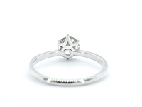 Verlovingsring met een diamant van 1.20 carat in 18 carats goud - afbeelding 7 van  10