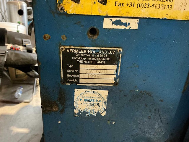 Vermeer hl800 heimachine - afbeelding 23 van  27