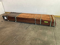 Vermelho hardhouten beschoeiingsplank 300x10x2 cm (50x)