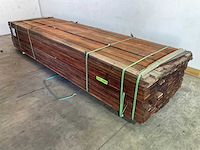 Vermelho hardhouten beschoeiingsplank 350x10x2 cm (50x) - afbeelding 2 van  6