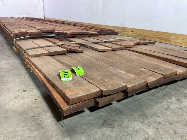 Vermelho hardhouten beschoeiingsplank 500x10x1,7 cm (25x) - afbeelding 2 van  4