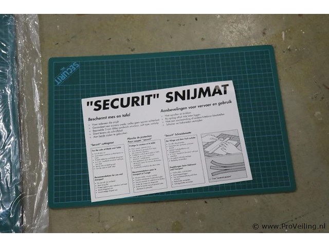 Vermes securit snijmat - afbeelding 2 van  3