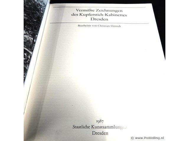 Vermiste zeichnungen de kupferstich-kabnittes dresden - afbeelding 2 van  5