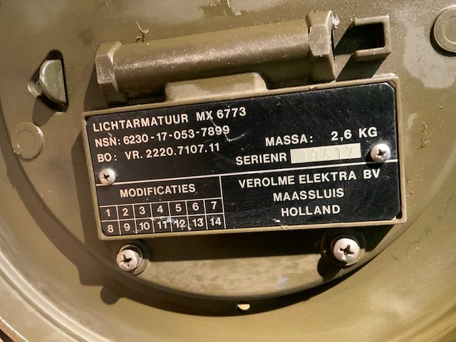 Verolme elektra max 6773 verlichtings armatuur set - afbeelding 13 van  13