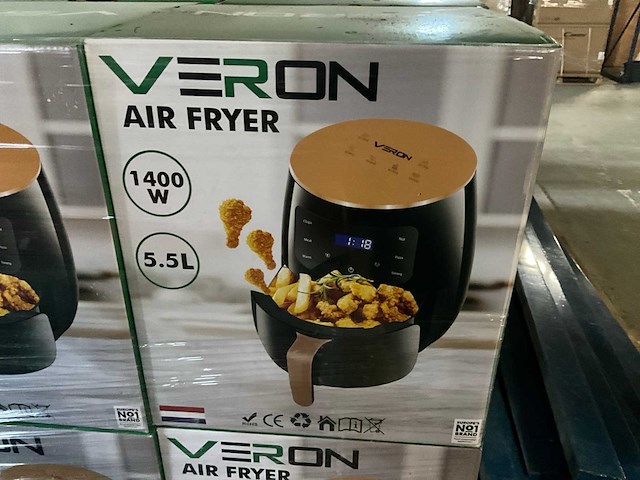Veron vr-1010 5.5 l airfryer (32x) - afbeelding 5 van  7