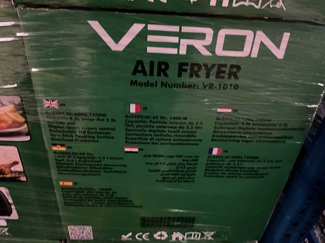 Veron vr-1010 5.5 l airfryer (32x) - afbeelding 7 van  7
