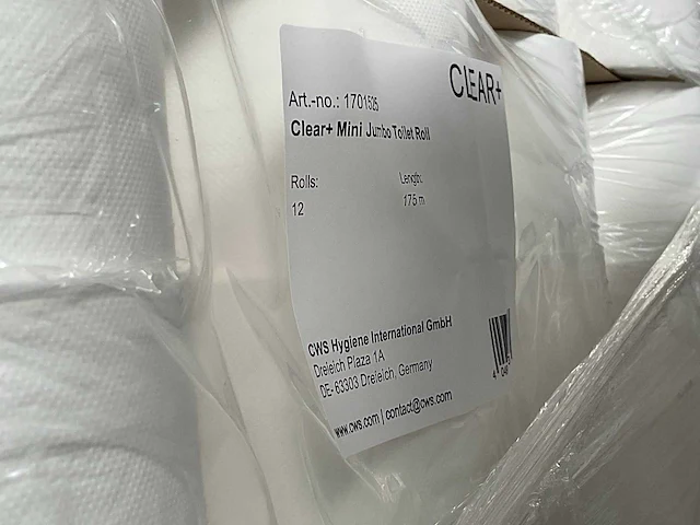 Verpakking á 12 stuks clear+ mini 175mtr toiletrol (47x) - afbeelding 2 van  4