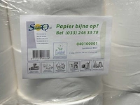 Verpakking á 6 stuks jumborol mini 2-laags toiletrol (28x) - afbeelding 3 van  3