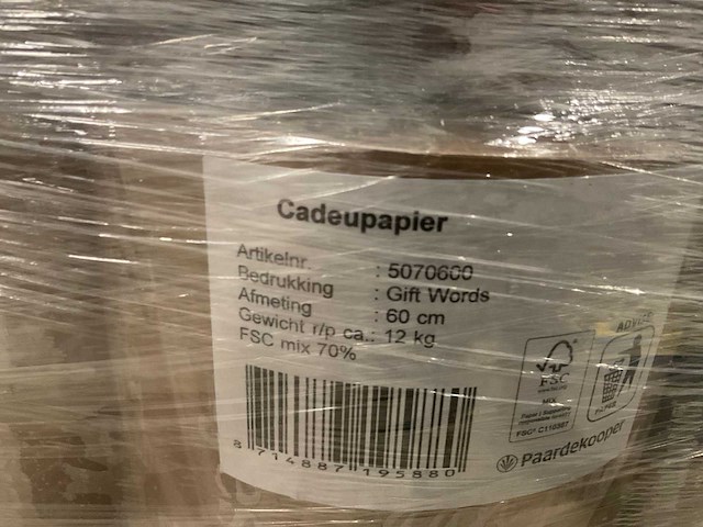 Verpakkingpapier op rol, zakken - afbeelding 4 van  9