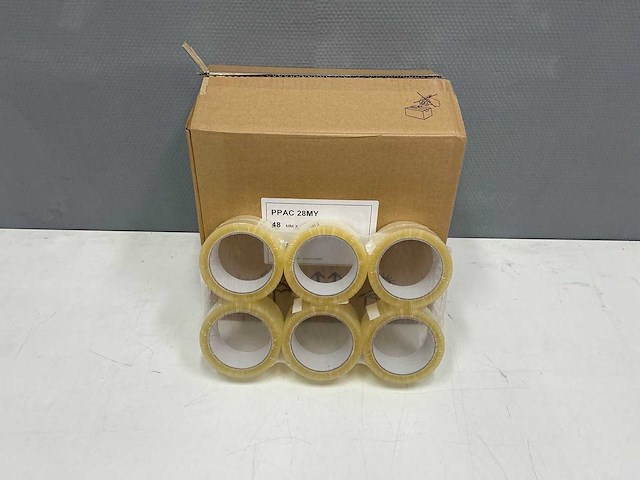 Verpakkings tape 48x66 mm - 36 st (10x) - afbeelding 2 van  5