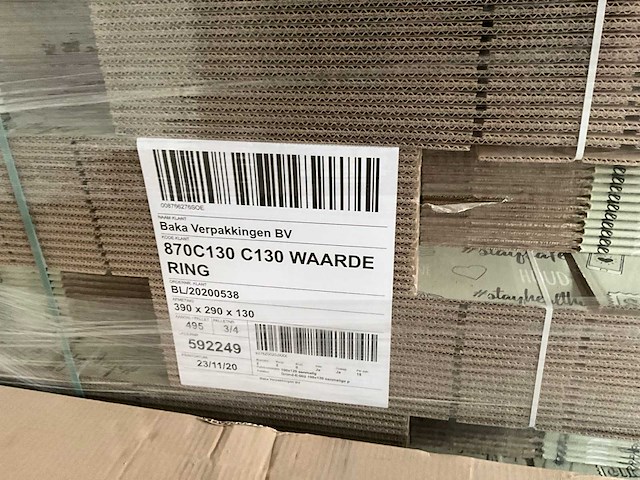 Verpakkingsdoos 390x290x130mm “waardering” (815x) - afbeelding 6 van  6