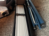 Verplaatsbare beamer, 2 draagbare schermen, philips, zilverkleurig - afbeelding 5 van  8