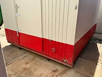 Verplaatsbare toiletcontainer / sanitaire unit met 2 toiletten en rvs wasgoot - afbeelding 2 van  15