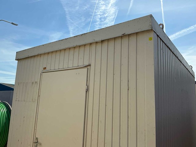 Verplaatsbare toiletcontainer / sanitaire unit met 2 toiletten en rvs wasgoot - afbeelding 3 van  15