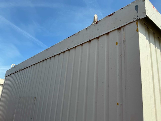 Verplaatsbare toiletcontainer / sanitaire unit met 2 toiletten en rvs wasgoot - afbeelding 14 van  15