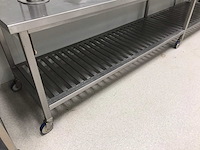 Verrijbare rvs werktafel - afbeelding 3 van  3