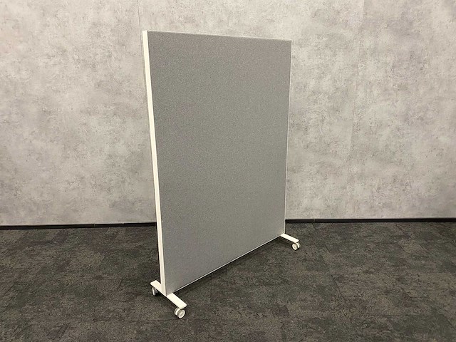 Verrijdbaar akoestisch prikbord b140 - afbeelding 2 van  9