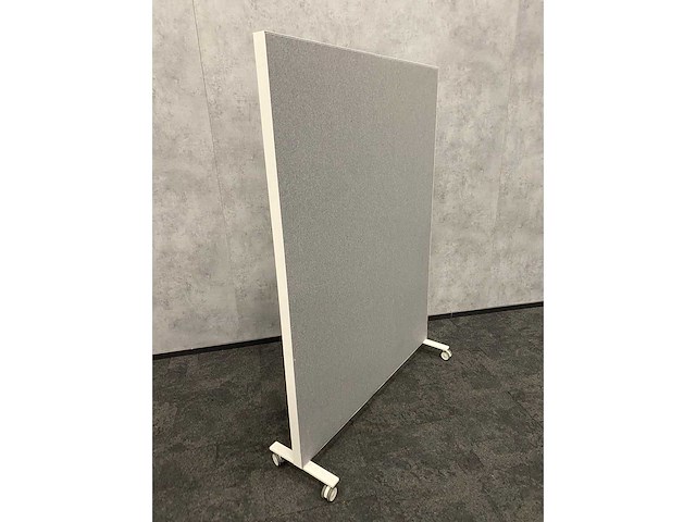 Verrijdbaar akoestisch prikbord b140 - afbeelding 2 van  8