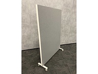 Verrijdbaar akoestisch prikbord b140 - afbeelding 2 van  8