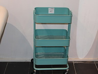 Verrijdbaar badmeubel ikea. afm. 45 x 30 x 49 cm. - afbeelding 1 van  2