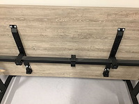 Verrijdbaar bureau met kabelgat (2x) - afbeelding 4 van  4