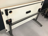 Verrijdbaar bureau met kabelgat (3x) - afbeelding 4 van  4