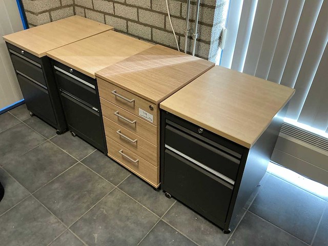 Verrijdbaar ladenblok (4x) - afbeelding 1 van  3