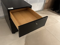 Verrijdbaar ladenblok, zwart, 3-ladig - afbeelding 2 van  4